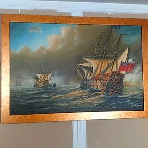Large Canvas Photo (Ships)